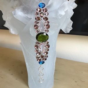 Sterling Silver and Semi- precious stone bracelet!
